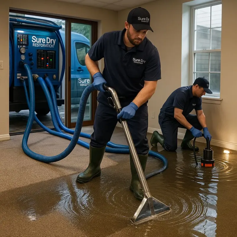 Water Extraction and Removal process in Menahga, MN